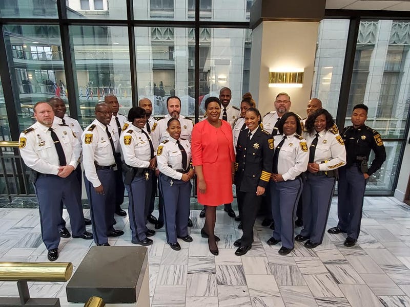 DeKalb County Sheriff Melody Maddox received a Proclamation from President Felicia A. Moore and the Atlanta City Council-1