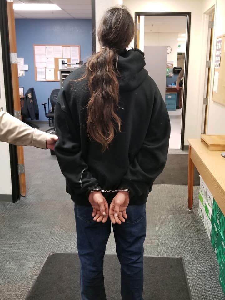 The California Highway Patrol shared this photo of Joshua Byrne after he'd surrendered to police. He was wanted for a fatal hit-and-run in Castro Valley on Feb. 24, 2020.