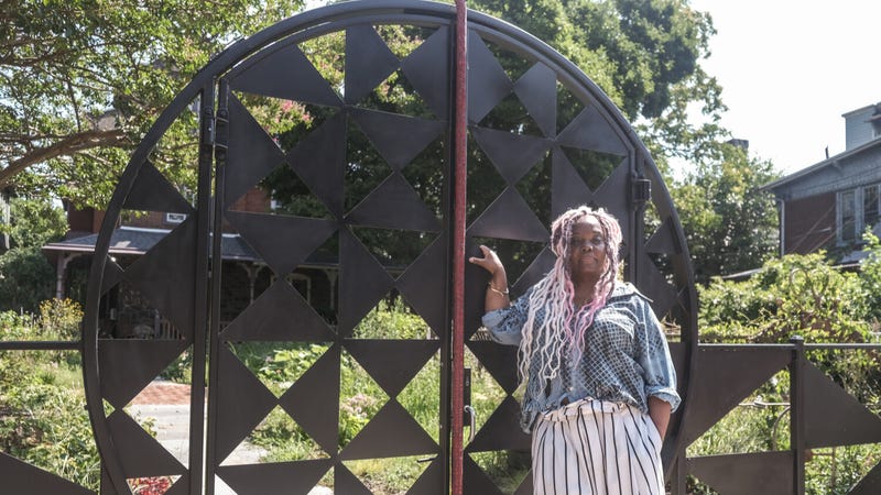 Vashti Dubois, founder and executive director of the Colored Girls Museum, says The Gateway is a collaboration with artists Sid Carpenter and Martha Jackson Jarvis.