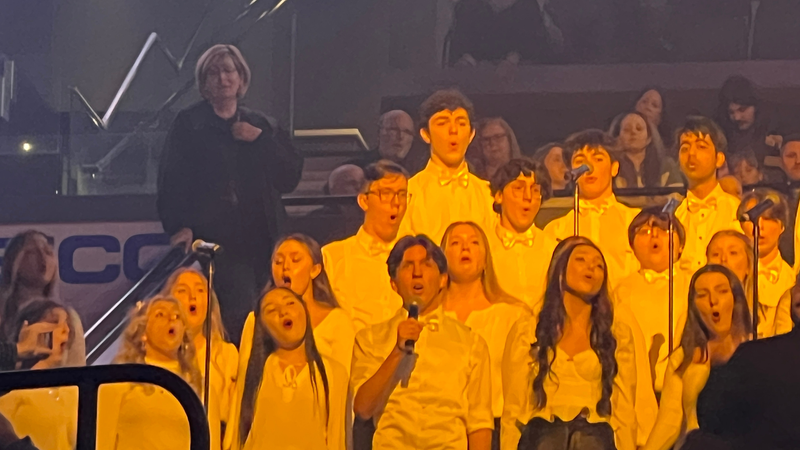 B101 2023 Christmas Choir Competition Winners Open for Trans-Siberian Orchestra at Wells Fargo Center
