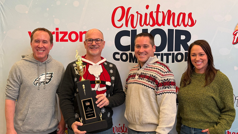 B101's 2025 High School Christmas Choir Competition Champions Woodstown High School Performs at B101