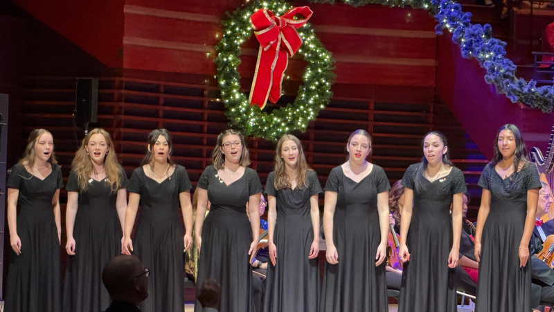 Woodstown High School, B101's 2025 Christmas Choir Competition High School Division Champions Open for the Philly Pops: A Philly Holiday Spectacular