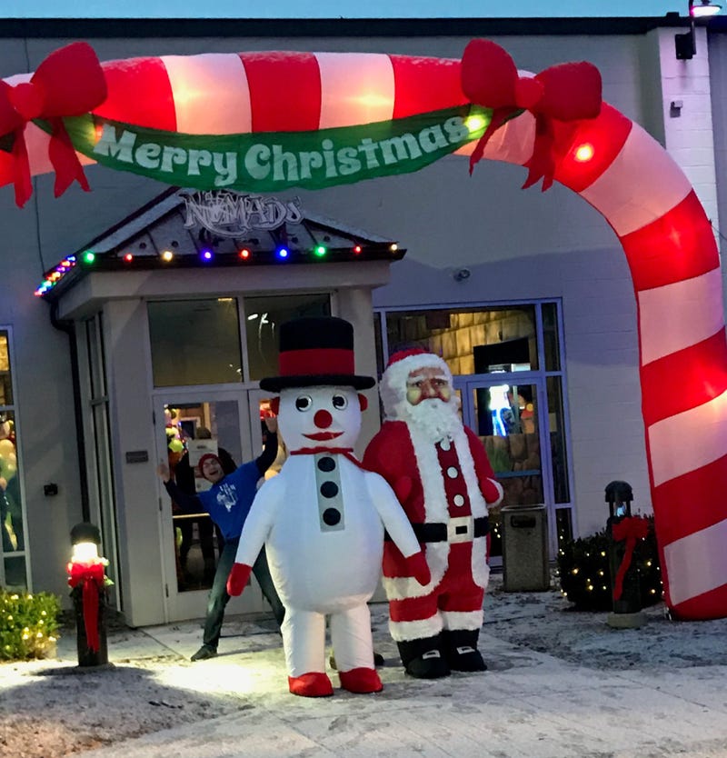 Snowman and Santa