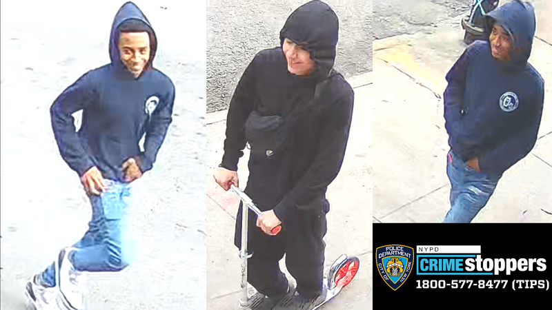 The NYPD's Hate Crime Task Force is searching for two suspects in the attack on May 13