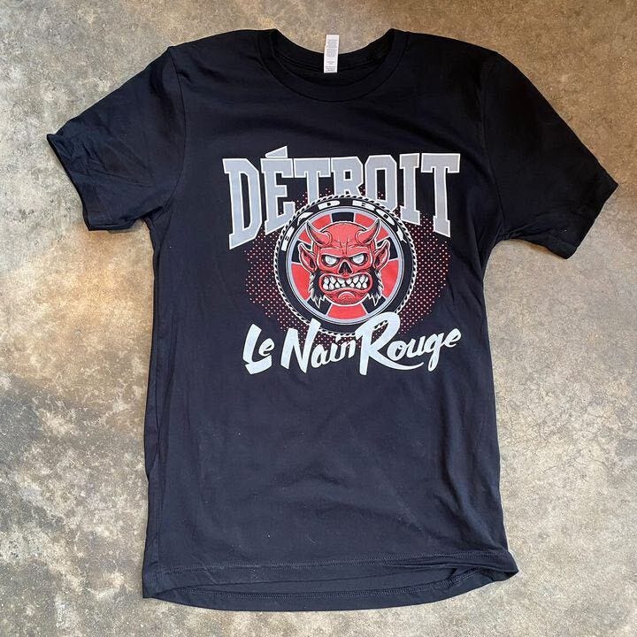 The official shirt of the 2023 Marche du Nain Rouge