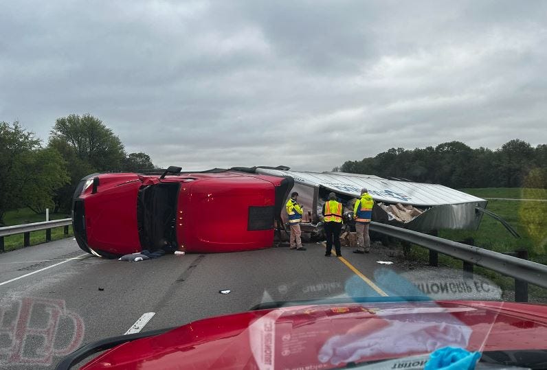 18wheeler wreck