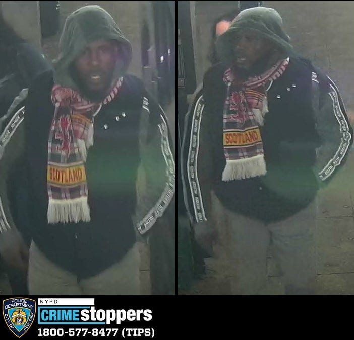Surveillance images of suspect