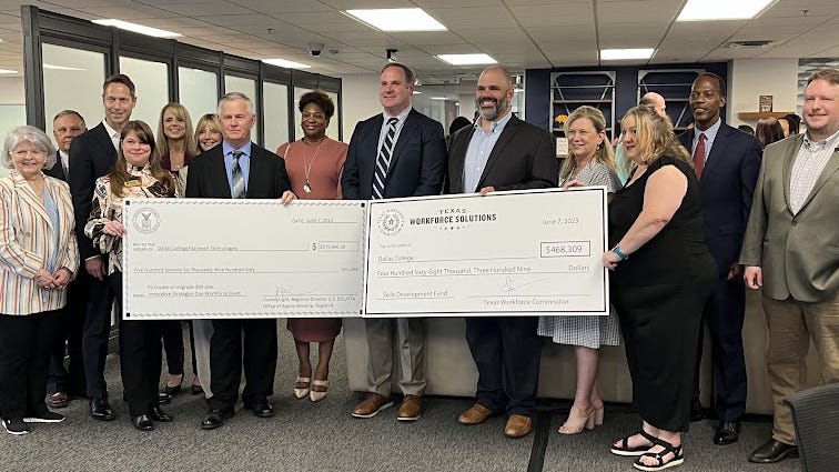 Dallas College and healthcare technology company receive grants for advanced training