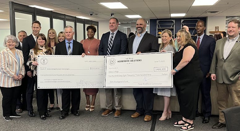 Dallas College and healthcare records company receive grants for advanced training