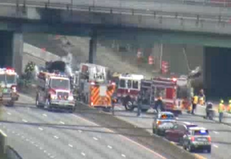 I-95 Accident and Fire.
