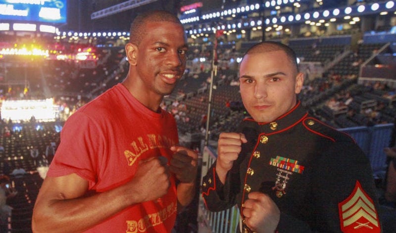 Marine Corps veteran Jamel Herring wins WBO  junior lightweight world champion.