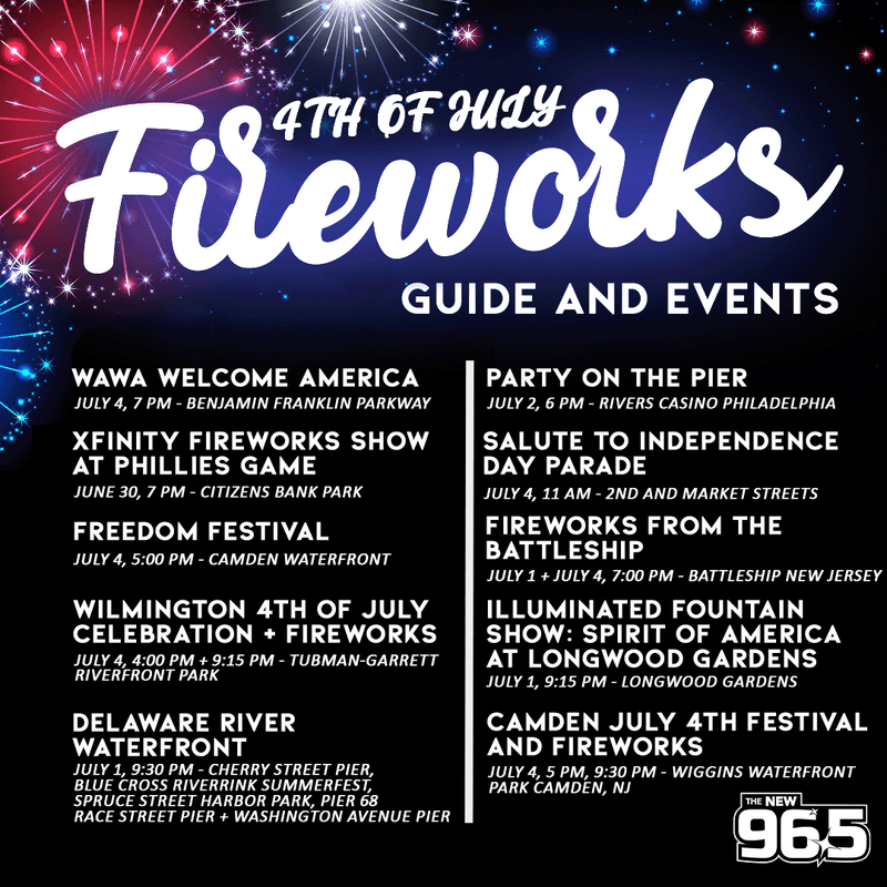 4th of July Fireworks and Events