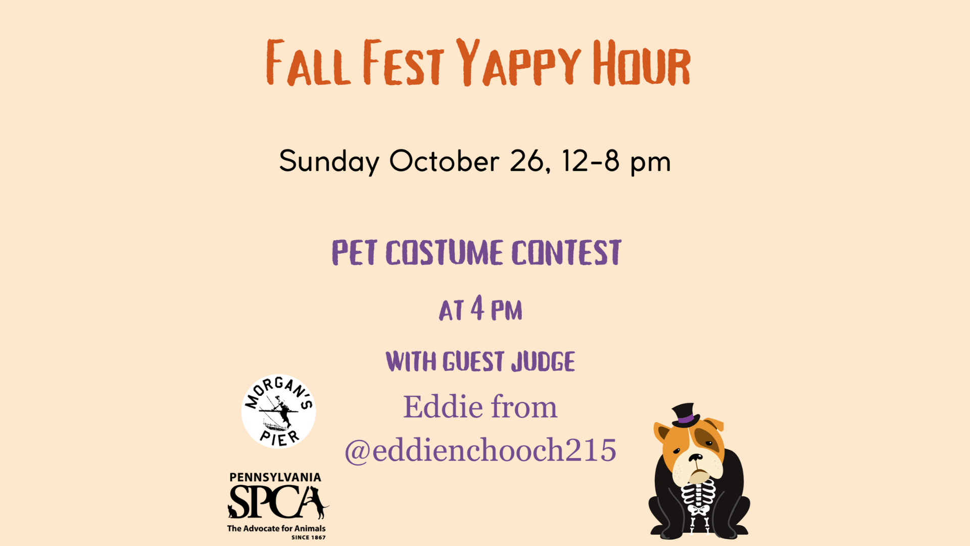 Morgan's Pier Yappy Hour and Pet Costume Contest