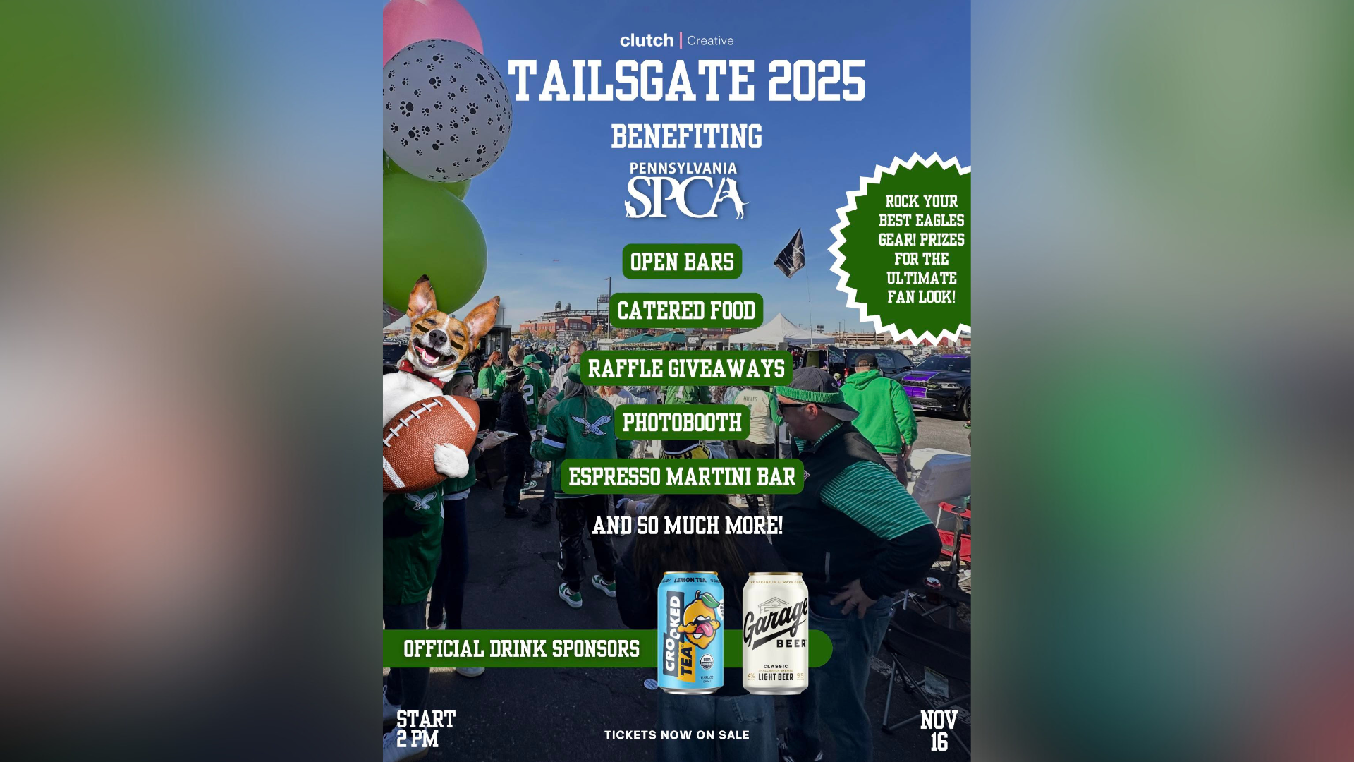 4th Annual Tailsgate Clutch x PSPCA Fundraiser