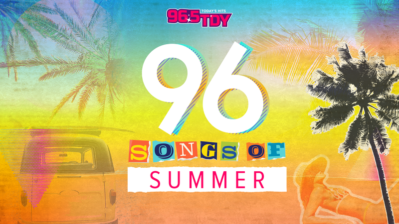 96 Songs of Summer on 96.5 TDY