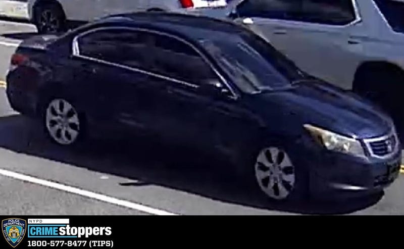 Police said the suspect fled in a dark blue Honda Accord