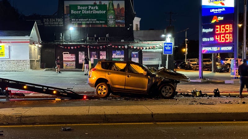 Two drivers died in a fiery crash at North Broad Street and Hunting Park Avenue early Tuesday morning.