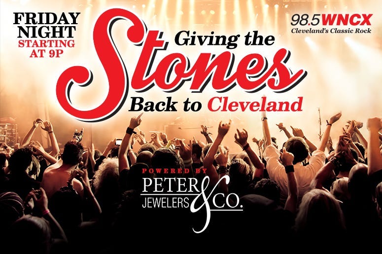 Rolling Stones on WNCX Friday night june 19th