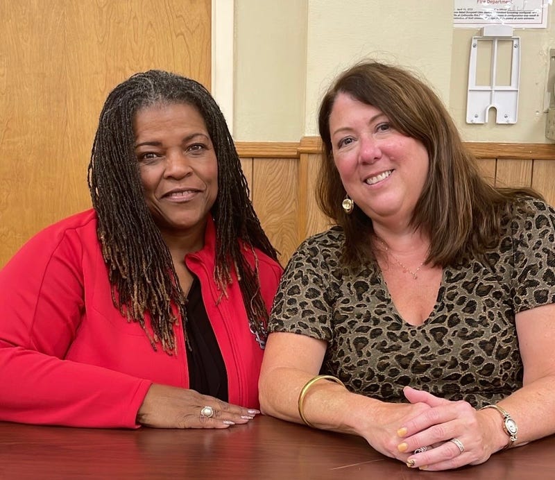 Carol Daniel and Kathy Blume