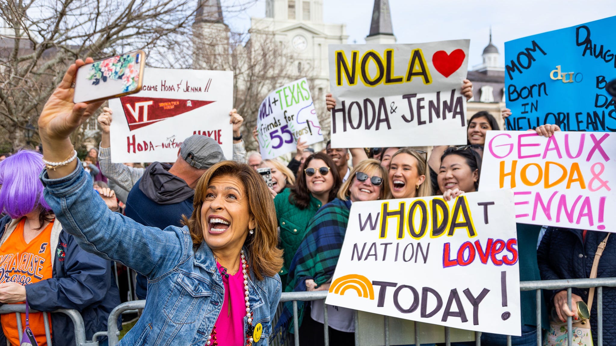 Hoda & Nola-The Today Show host shares reflections of Harry Lee, Angela Hill, and Jazz Fest
