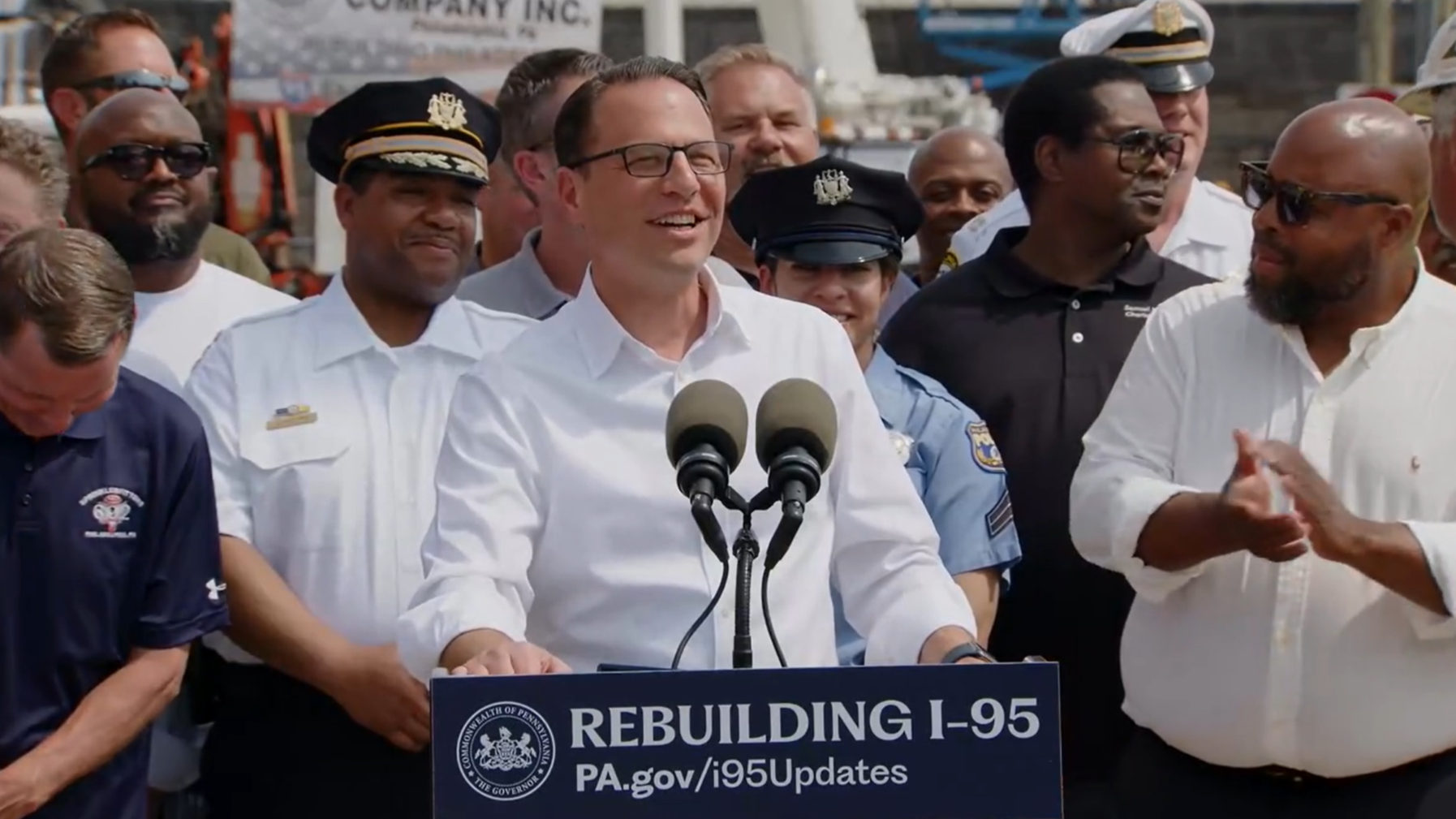 Shapiro promises: 'Traffic will be flowing' on I-95 by the weekend