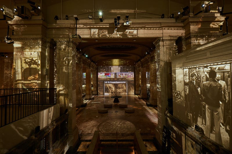 The "Hip Hop Til Infinity" immersive experience is essentially a mix tape of hip hop's history.