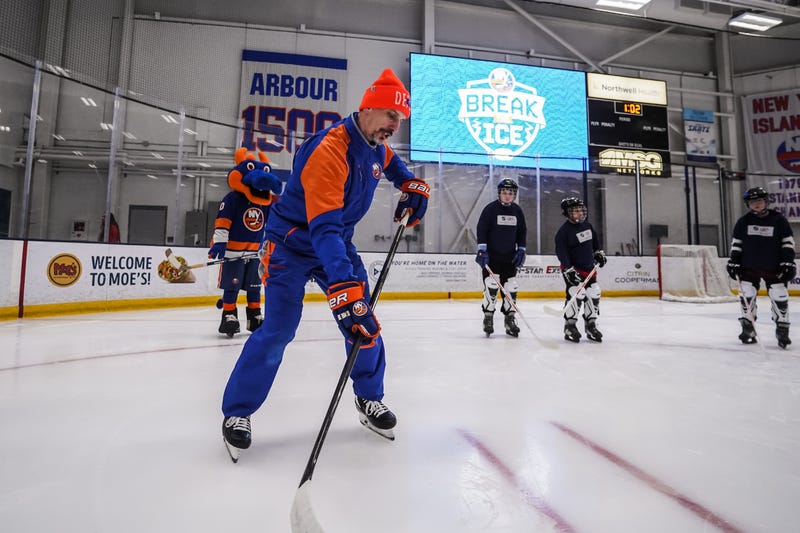 Radek Martinek shows off some skills.