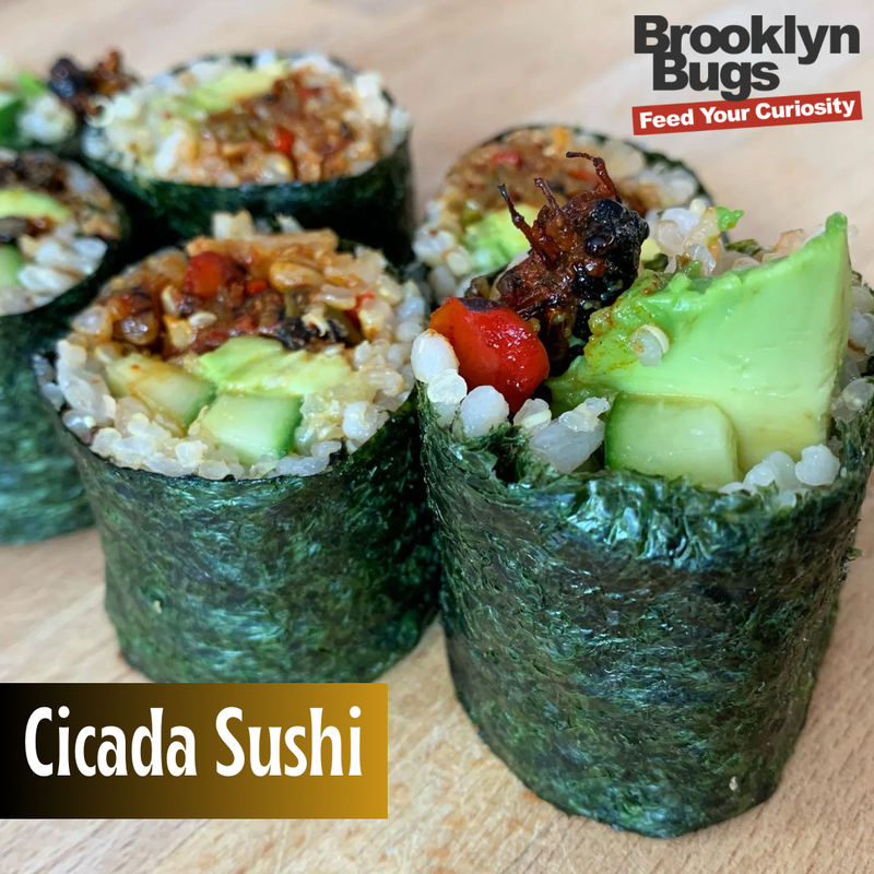 bugs in sushi