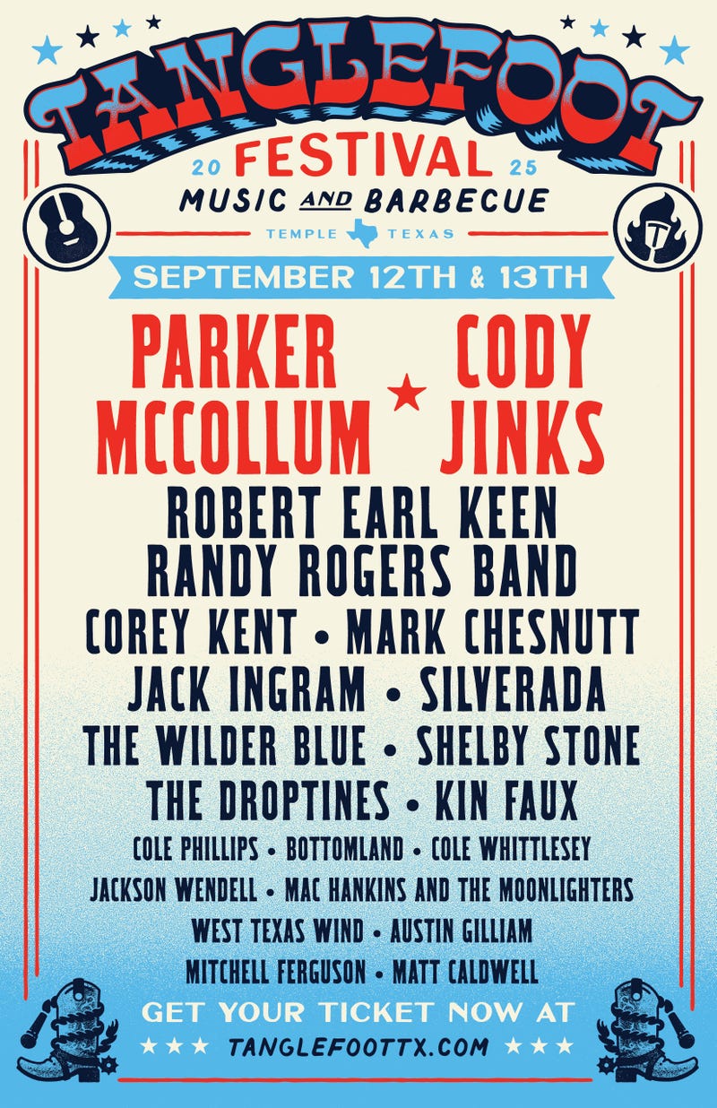 Tanglefoot Music and BBQ Festival Lineup