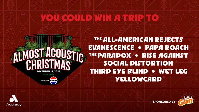 Win a trip to Almost Acoustic Christmas