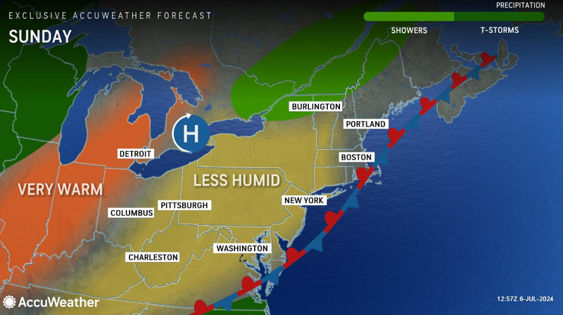 Forecast map