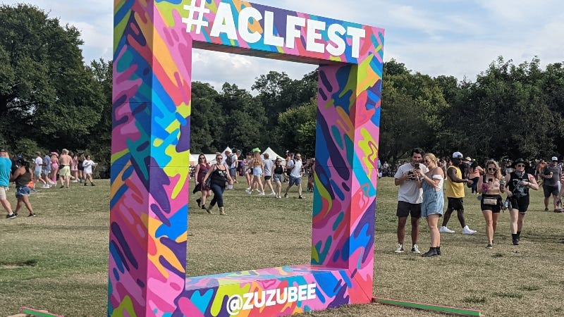 ACL Fest 2021 Insta / photo op frame