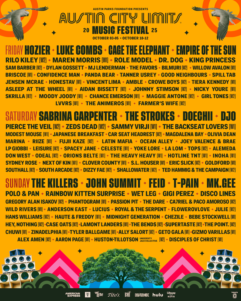 ACL Music Festival Lineup
