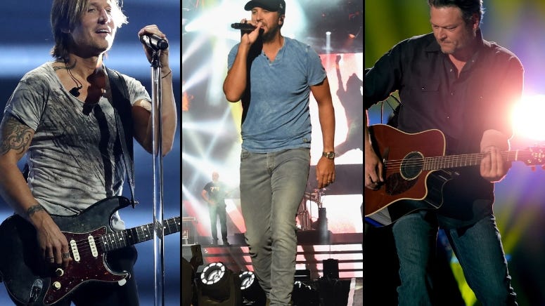 Keith Urban, Luke Bryan, and Blake Shelton Join List of Performers at the 2019 ACM Awards