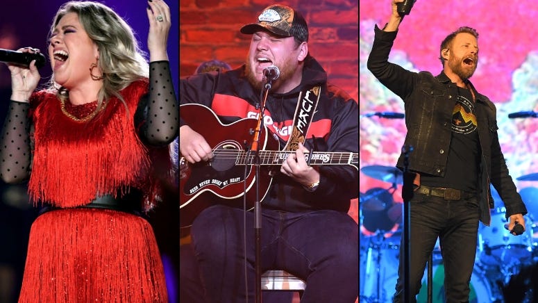 Kelly Clarkson, Luke Combs, Dierks Bentley, And More Added To Perform At The 2019 ACM Awards