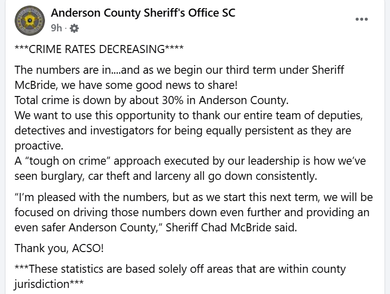 ACSO Facebook Page