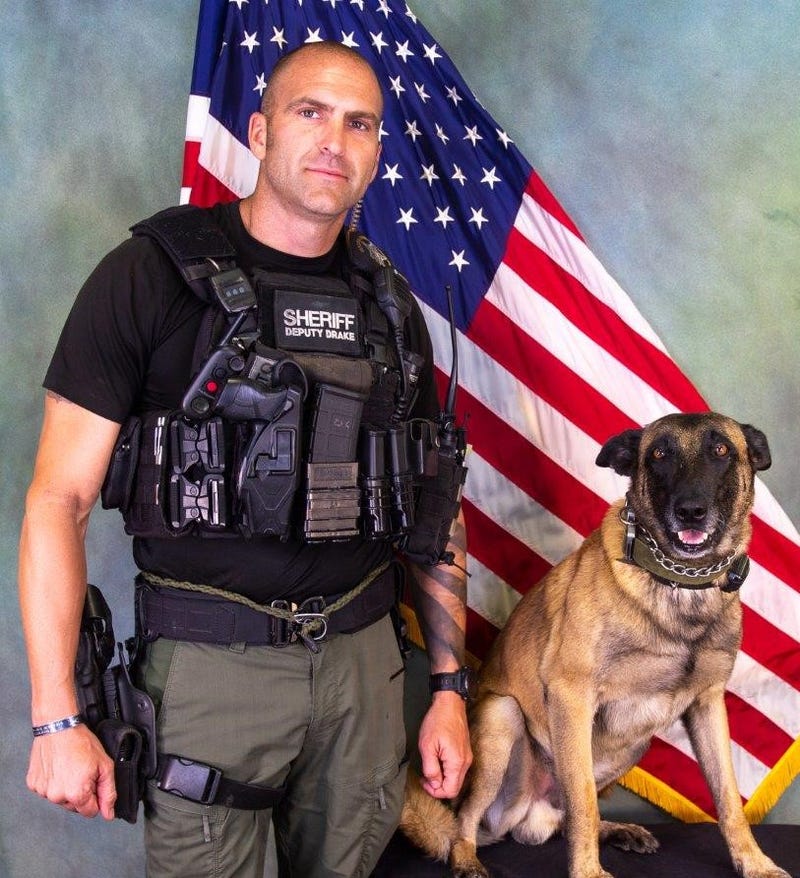 Deputy Drake and K-9 Rous