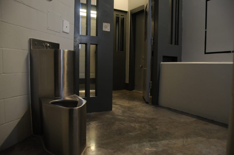 The inside of a cell at the Administrative Control Unit at the facility in Oak Park Heights, MN, similar to where Derek Chauvin is currently housed.