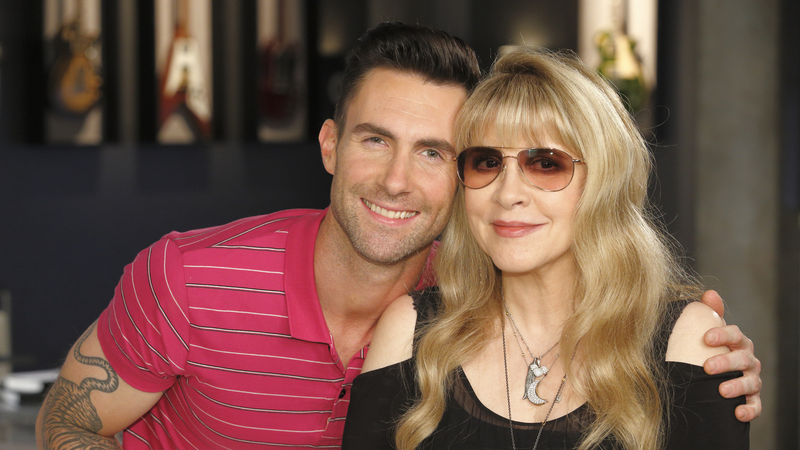 Adam Levine and Stevie Nicks