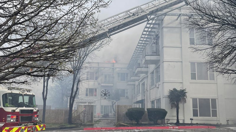 Three-alarm fire