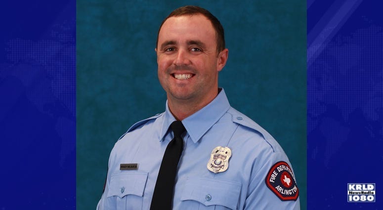 Arlington firefighter Brady Weaver