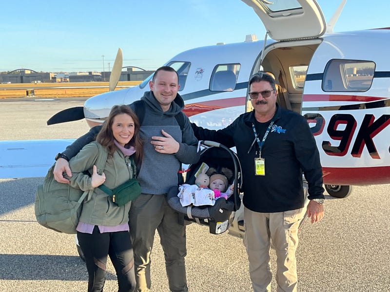 Pilot Joe DeMarco has completed over six thousand flights in twenty years with Wings Flights of Hope