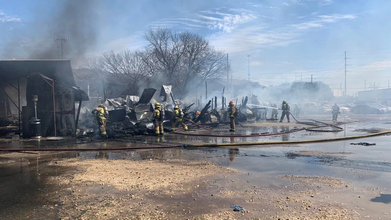 South Austin car dealership fire