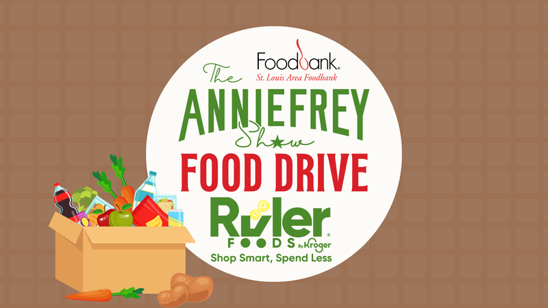 The Annie Frey Show Food Drive at Ruler Foods 