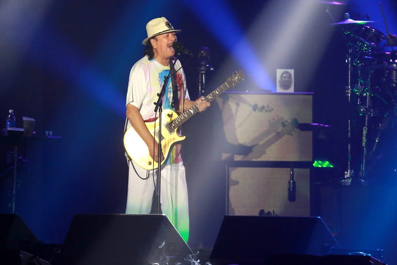 Santana performs at Treasure Island Resort & Casino