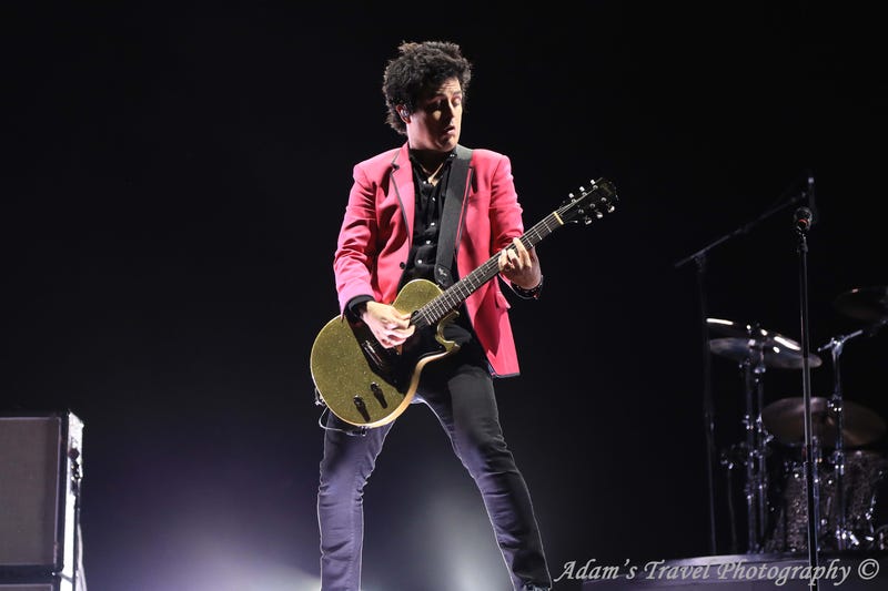 Green Day on stage at the Hella Mega Tour at the Target Center
