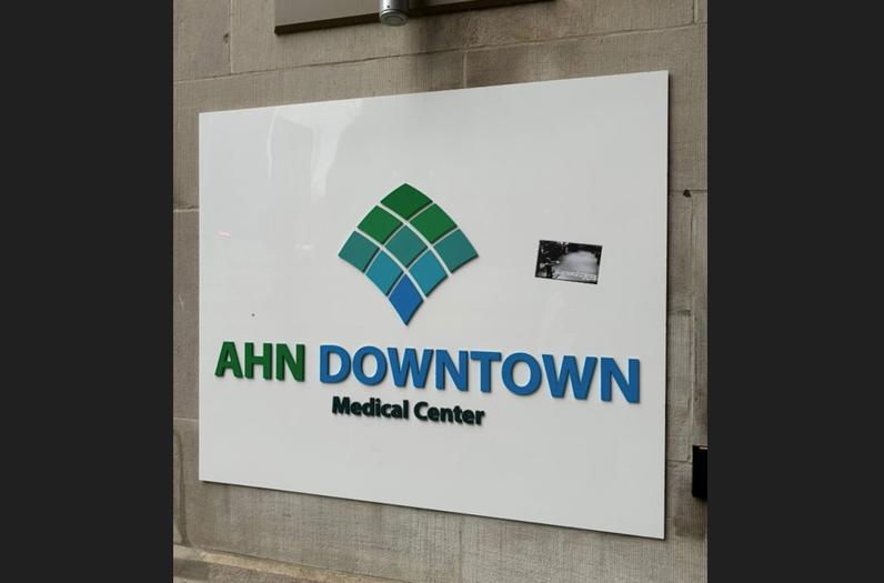 Photo posted to AHN Downtown medical center
