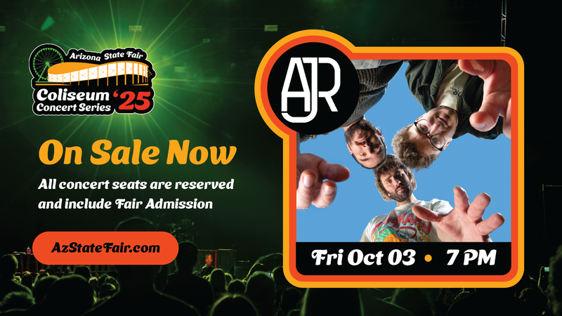 AJR at the Arizona State Fair Coliseum Concert Series
