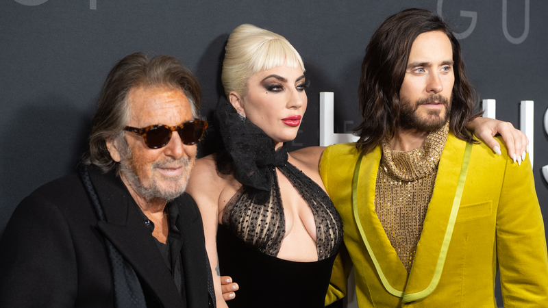 Al Pacino, Lady Gaga and Jared Leto attend the "House Of Gucci" New York Premiere