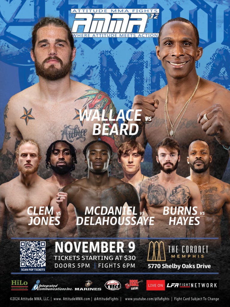 Attitude MMA November 9th
